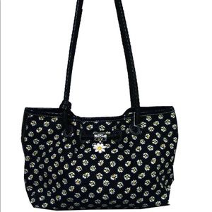 Brighton Black and Daisy Purse